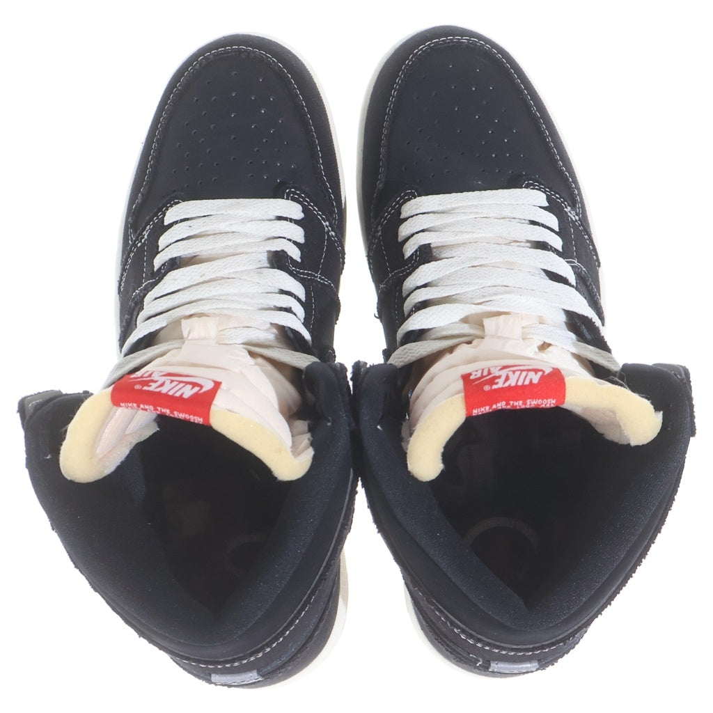 NIKE(ナイキ) Air Jordan 1 High OG Flight Club Black Sail II9811-001 エアジョーダン1 ハイ OG フライトクラブ ブラック セイル ハイカットスニーカー US10/28cm