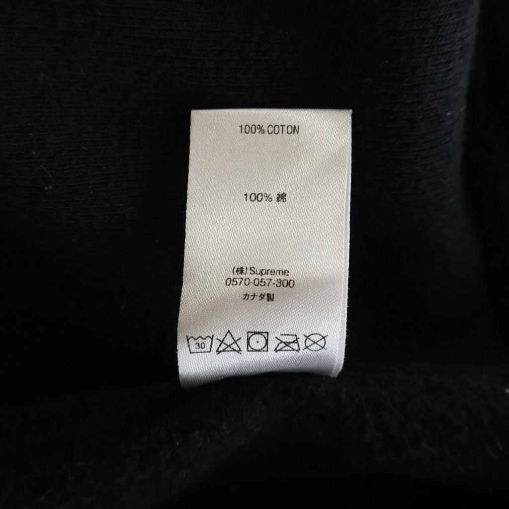 SUPREME(シュプリーム) 18AW WATER ARC HOODED SWEATSHIRT フロントロゴスウェットプルオーバーパーカーフーディー ブラック