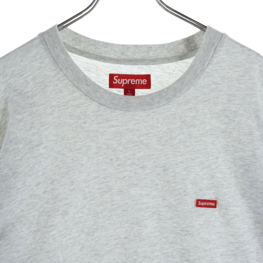 SUPREME(シュプリーム) 24AW Small Box Logo Crewneck スモールボックスロゴ クルーネック スウェット 長袖カットソー グレー