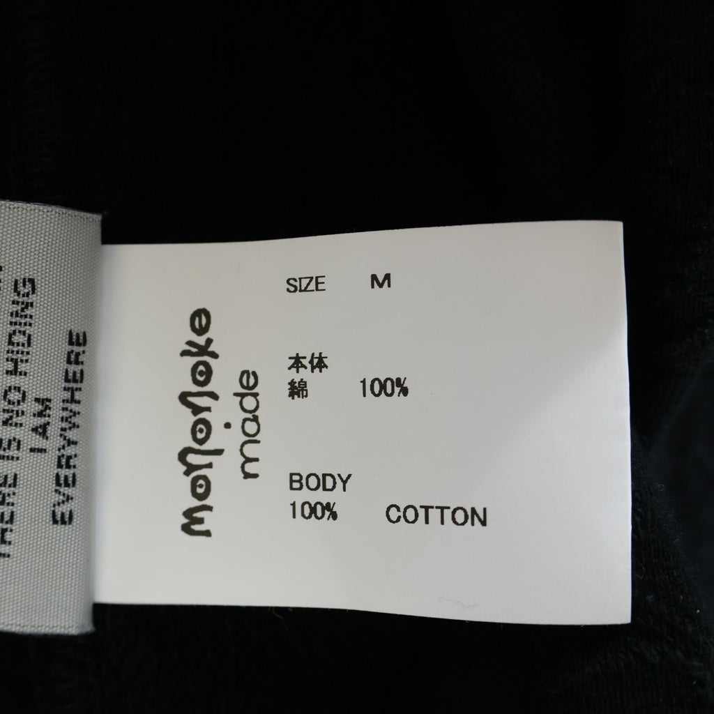 NO BRAND(ノーブランド) MONONOKE MADE モノノケメイド 26SS HOODIE _FLOWER フーディーパーカー ブラック MT-MK8-0000-015