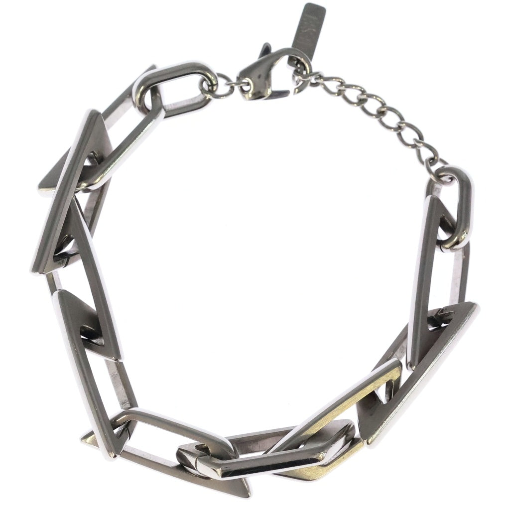 DIESEL(ディーゼル) Dロゴシルバーブレスレット ステンレススチール DX1577040 レディース