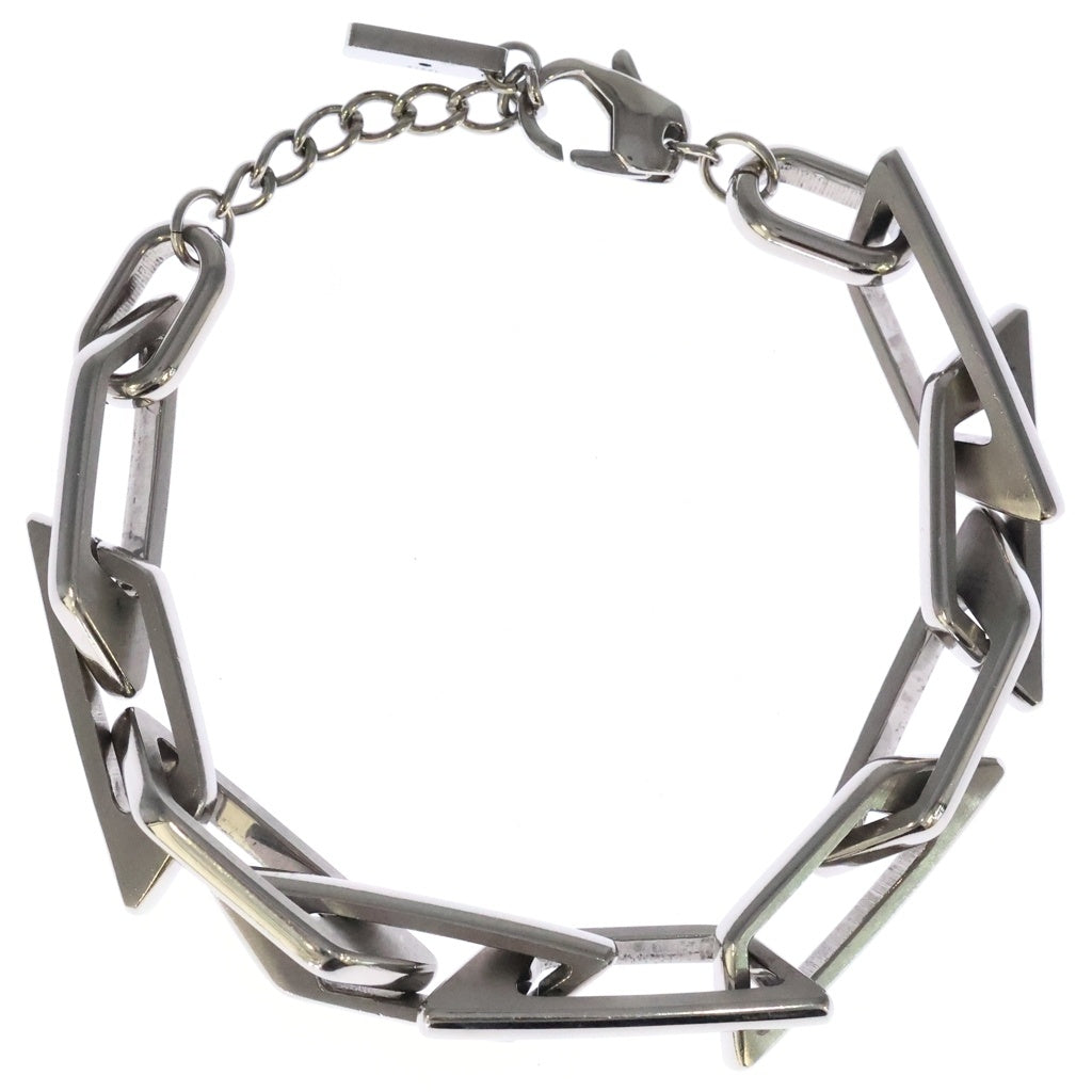 DIESEL(ディーゼル) Dロゴシルバーブレスレット ステンレススチール DX1577040 レディース