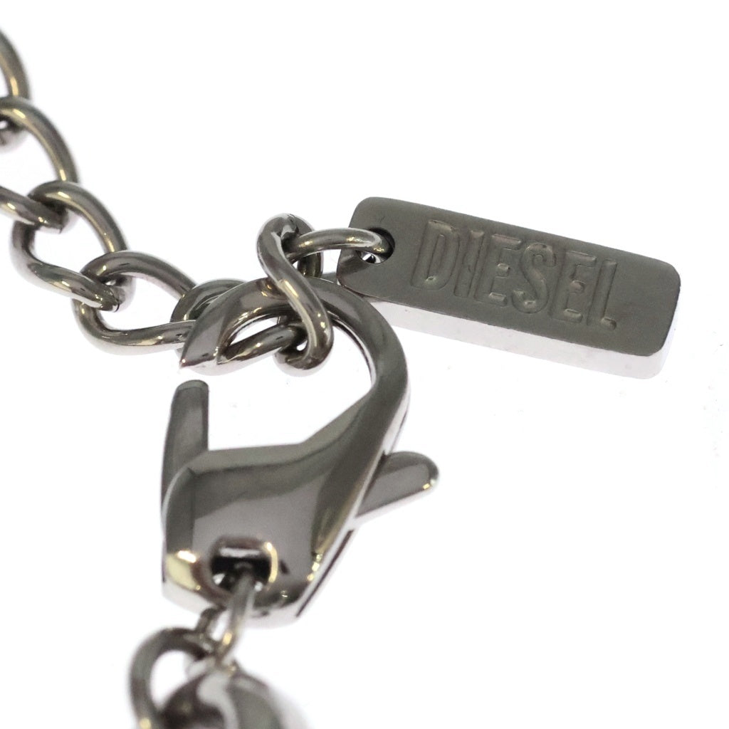 DIESEL(ディーゼル) Dロゴシルバーブレスレット ステンレススチール DX1577040 レディース