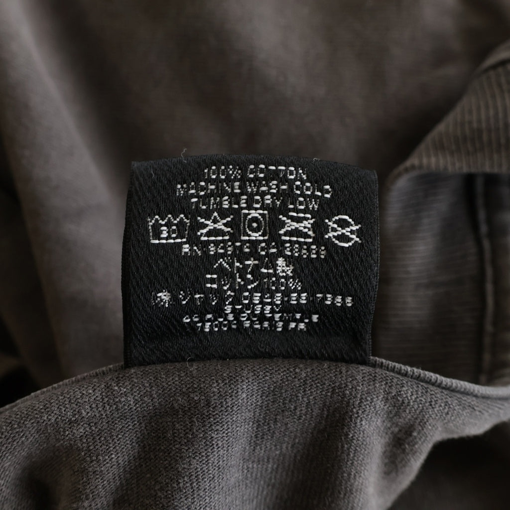 STUSSY(ステューシー) フェード ウォッシュド加工 ロングスリーブ クルーネック長袖Tシャツカットソー グレー