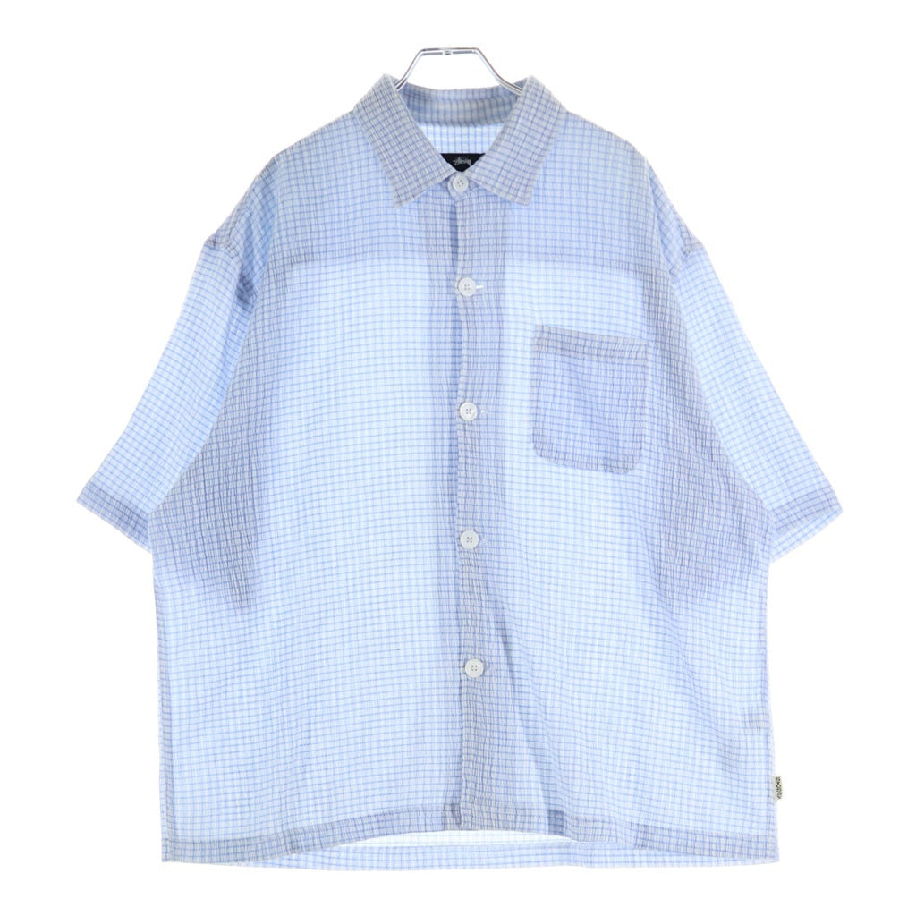 STUSSY(ステューシー) Flat Bottom Crinkled フラット ボトム クリンクルド 半袖シャツ 1110324