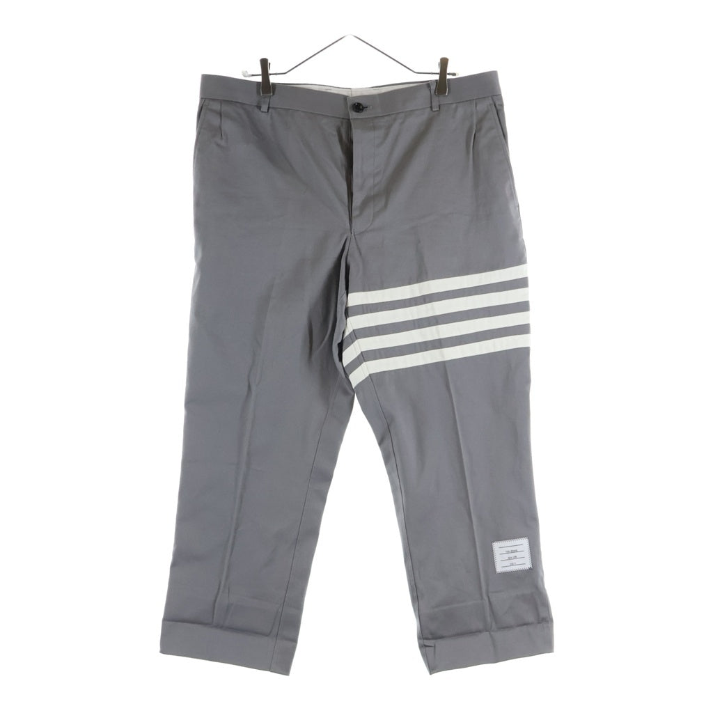 THOM BROWNE(トムブラウン) 4-BAR クラシックテ-ラードスラックスパンツ グレー MTU245A-03788035