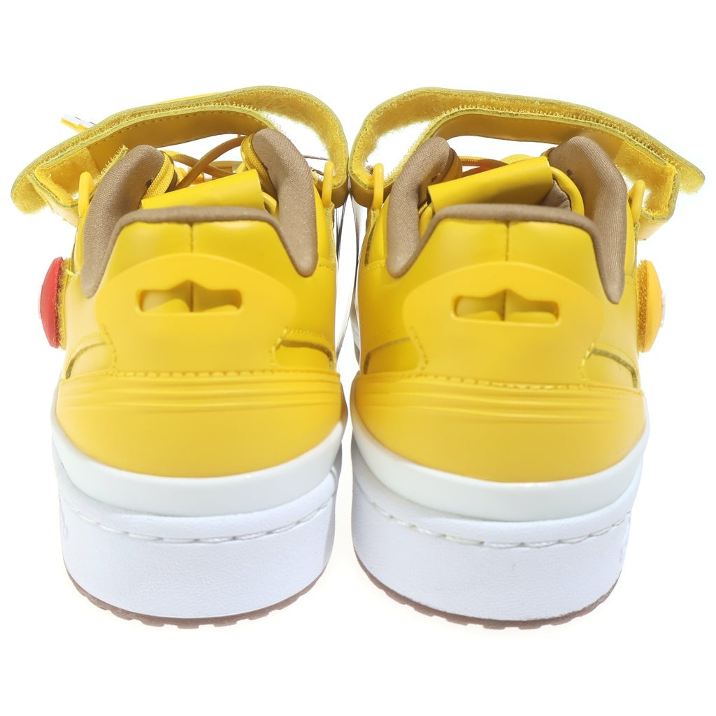 adidas(アディダス) ×M&MS FORUM LOW GY1179 エムアンドエムズ フォーラム ローカットスニーカー イエロー US9.5/27.5cm