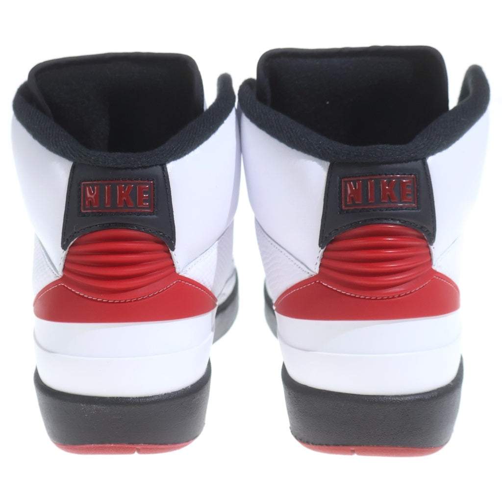 NIKE(ナイキ) AIR JORDAN 2 OG CHICAGO 2022 DX2454-106 エアジョーダン2 シカゴ ハイカットスニーカー ホワイト/ブラック/レッド US9.5/27.5cm
