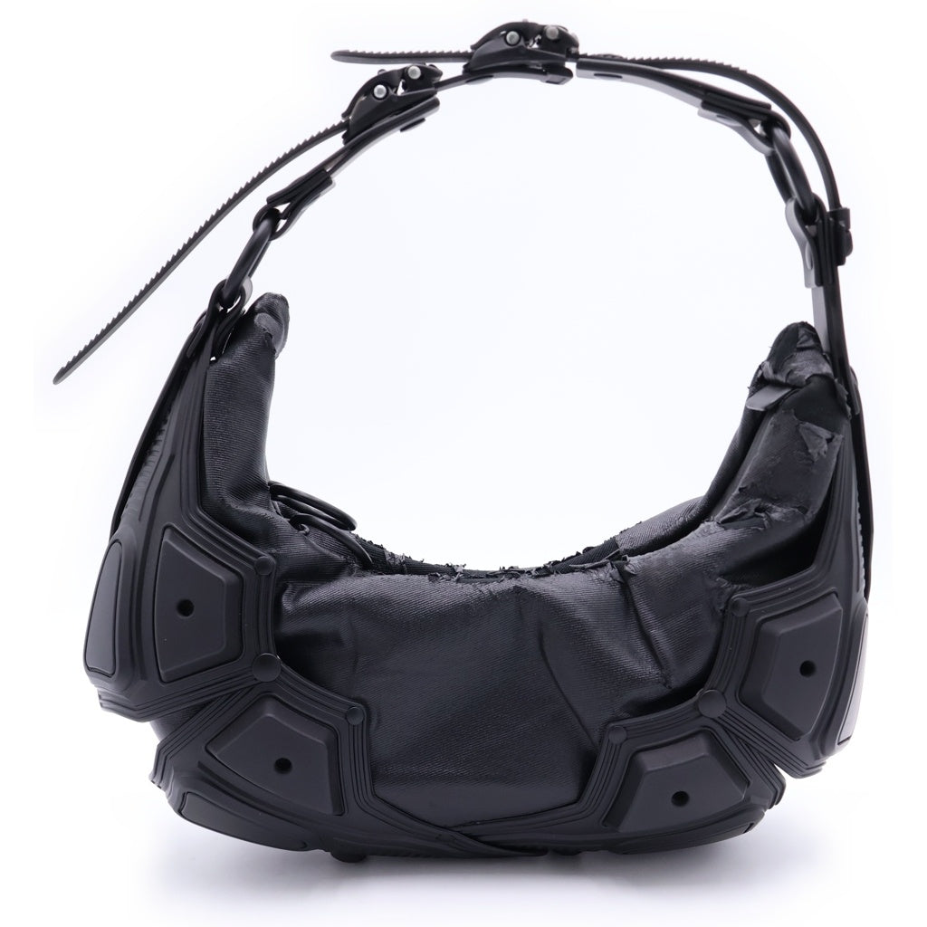 NO BRAND(ノーブランド) INNERRAUM (インナーム) Module 02 Half Moon フェイクレザー ハーフムーン ワンショルダーバッグ ハンドバッグ ブラック