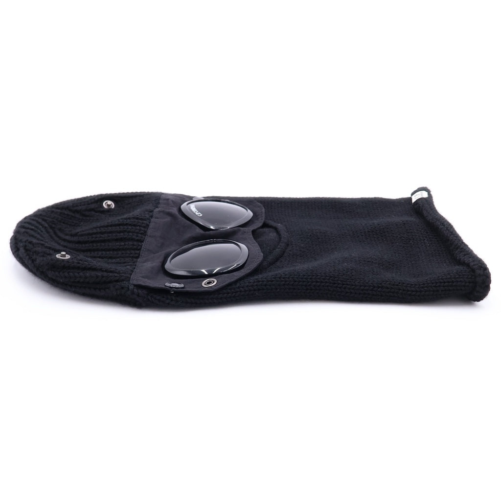 C.P. Company(シーピーカンパニー) 25AW Wool Goggle Balaclava RFCMAC740A ゴーグル付き バラクラバ ウールニットビーニー 帽子 ブラック