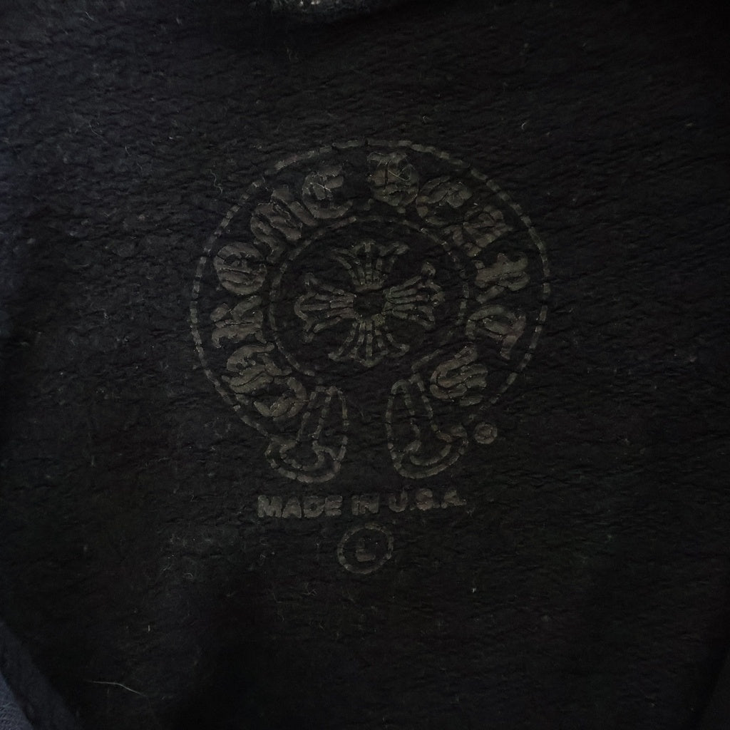 CHROME HEARTS(クロムハーツ) ×MATTY BOY CHOMPER SWTSHRT HD PLVR ×マッティボーイ チョンパー ホースシューフーディ プルオーバースウェットパーカー ブラック