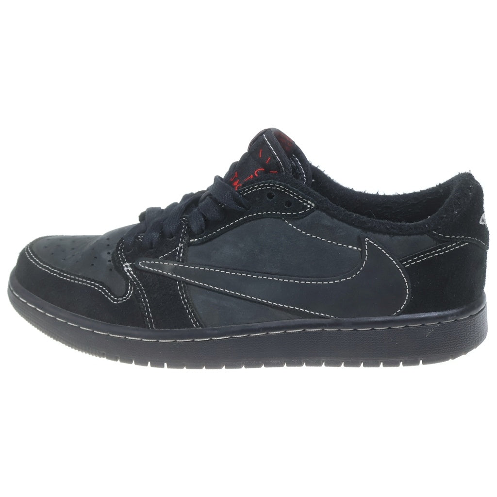 NIKE(ナイキ) ×Travis Scott Air Jordan 1 Low OG SP Black Phantom トラヴィススコット エアジョーダン1 ロー OG SP ブラック ファントム US8.5/26.5cm ブラック DM7866 001