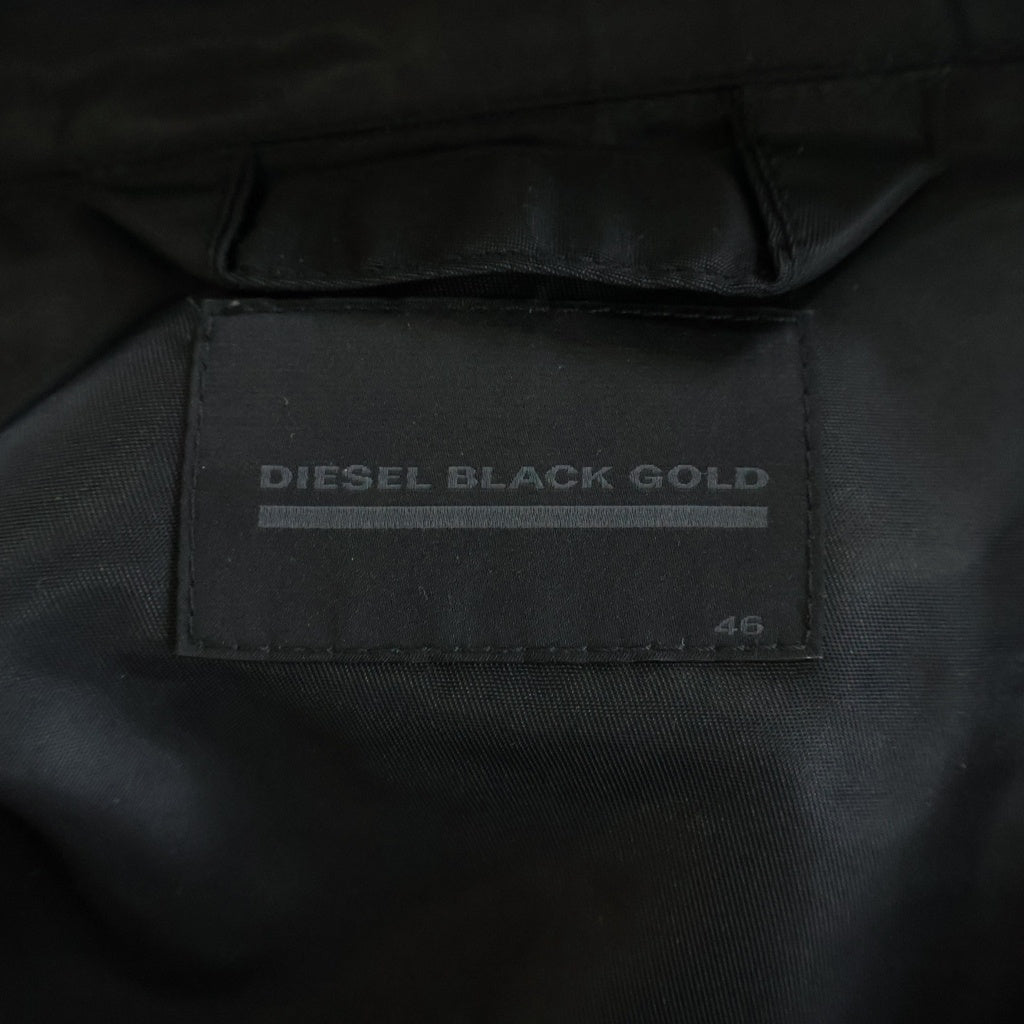 DIESEL(ディーゼル) BLACK GOLD ブラックゴールド ナイロン ロングコート ブラック 00SKLKJ-R-LONG BGFJV