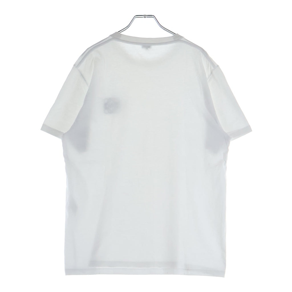 LOEWE(ロエベ) アナグラムロゴ刺繍 クルーネック半袖Tシャツカットソー ホワイト H526Y22X75