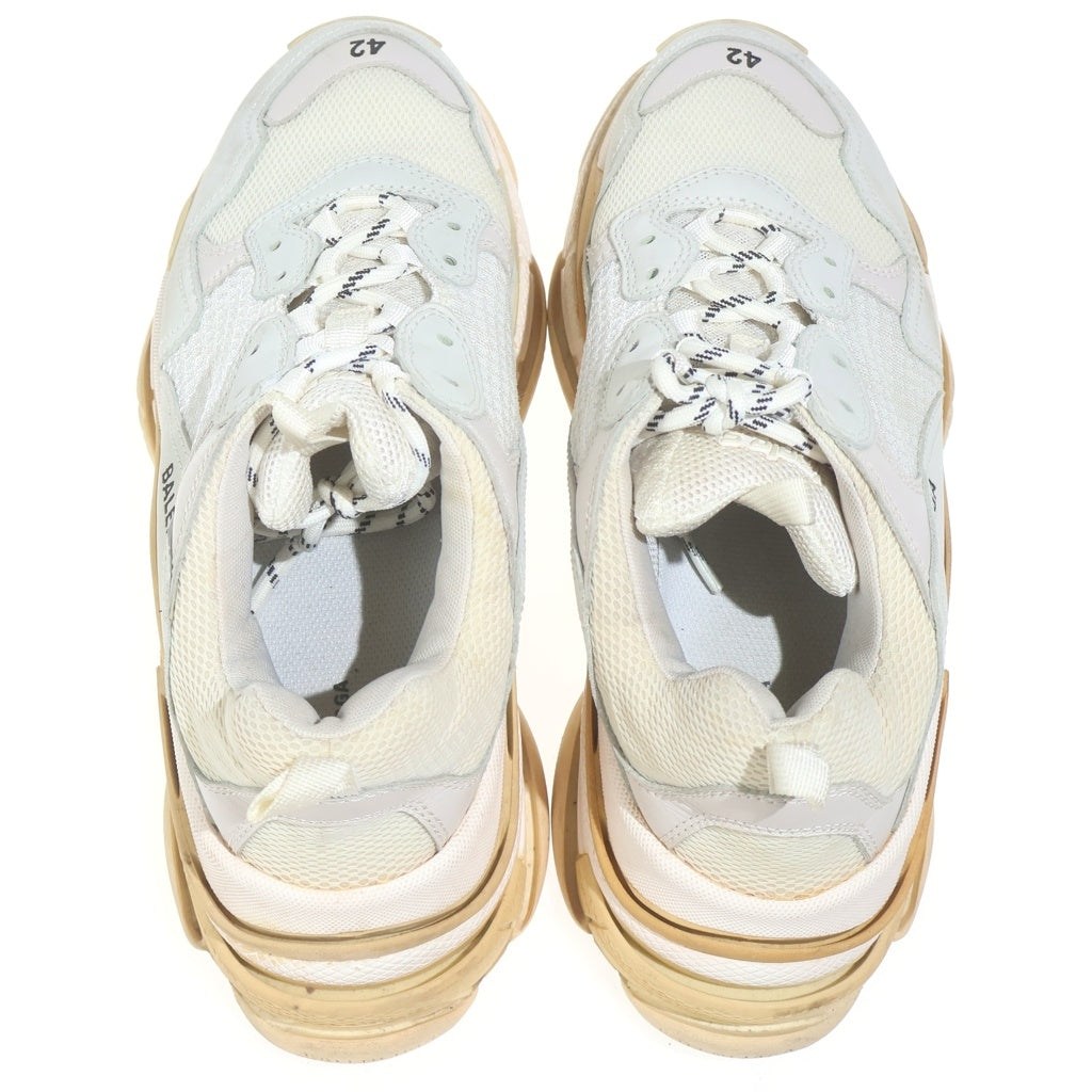 BALENCIAGA(バレンシアガ) Triple S Trainers 534217 トリプルS ローカットスニーカー シューズ ホワイト