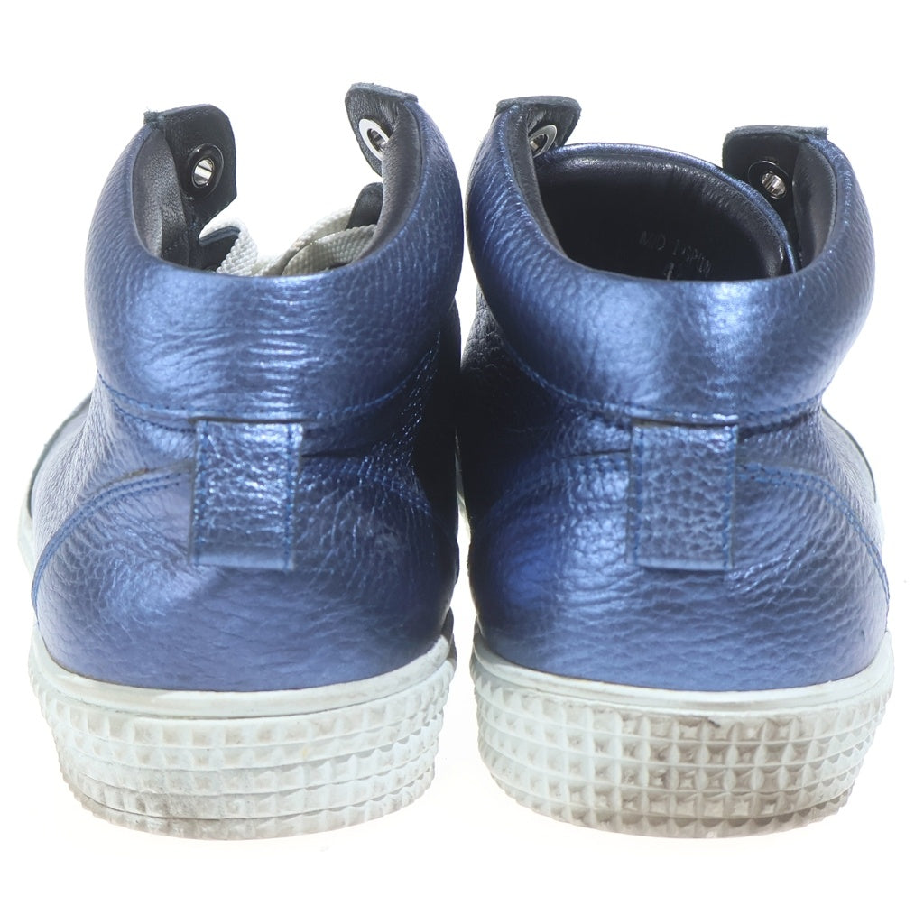 JIMMY CHOO(ジミーチュウ) VARLEY SEA BLUE LOW CUT SNEAKERS バーリー メタリックブルー ハイカットスニーカー