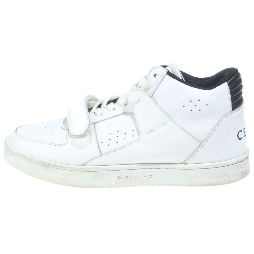 CELINE(セリーヌ) CT-02 MID CUT SNEAKER ベルクロストラップ ミッドカットスニーカー ホワイト