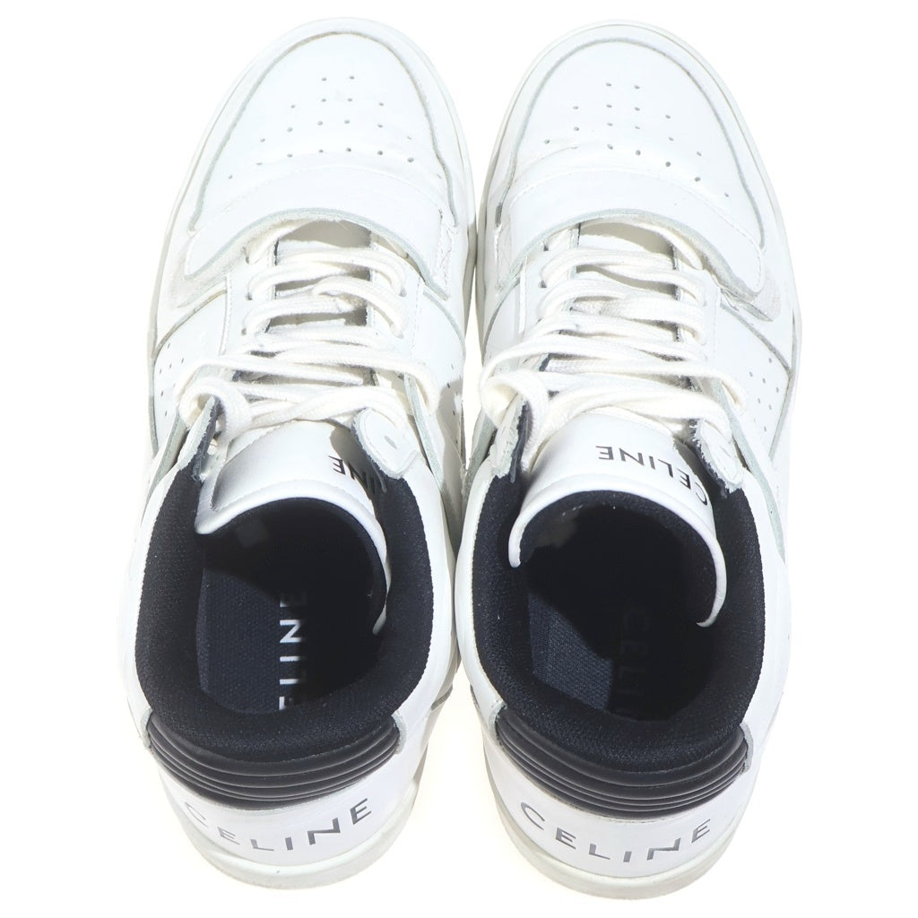 CELINE(セリーヌ) CT-02 MID CUT SNEAKER ベルクロストラップ ミッドカットスニーカー ホワイト