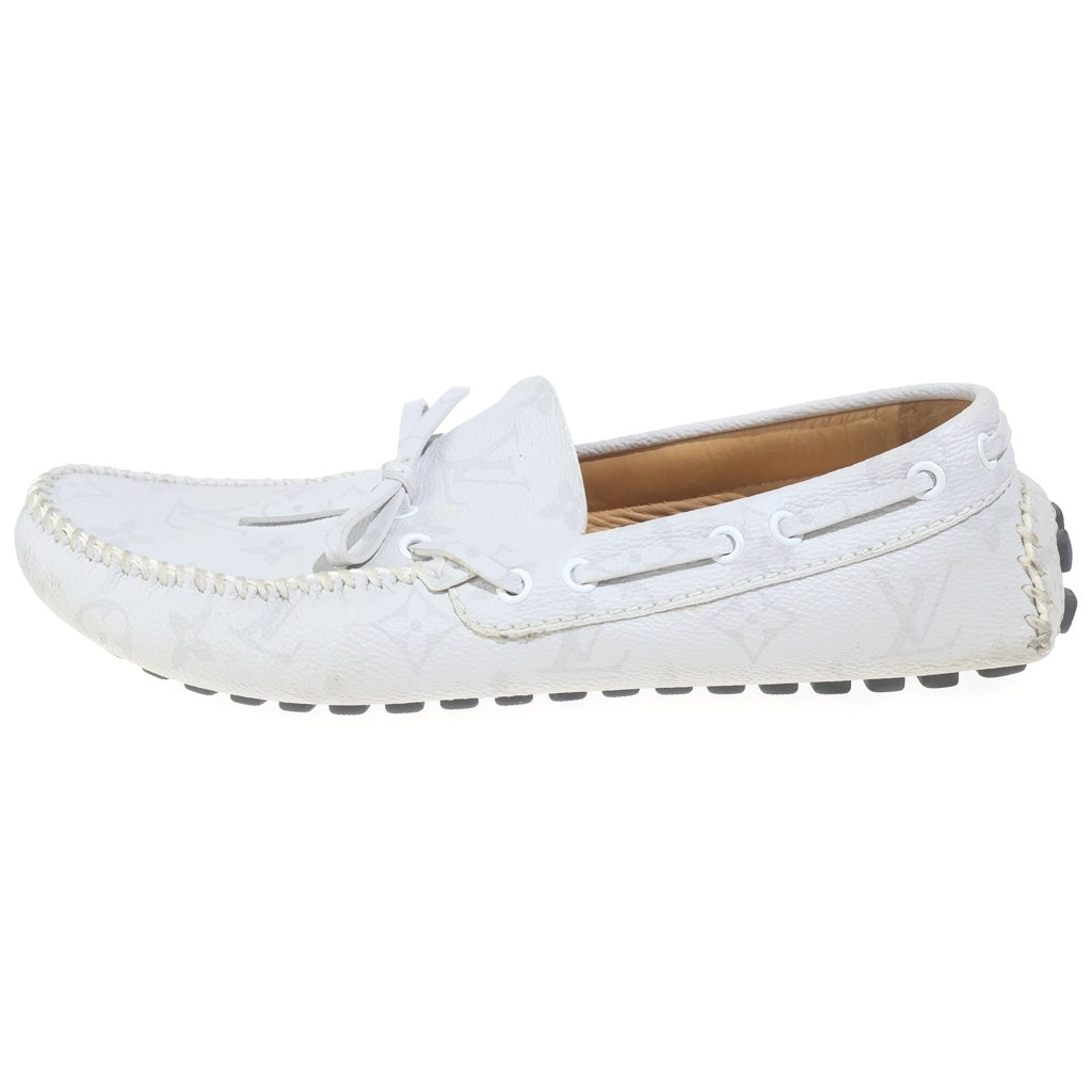 LOUIS VUITTON(ルイヴィトン) ARIZONA 1A441R アリゾナ モカシン モノグラム レザー ローファー ホワイト