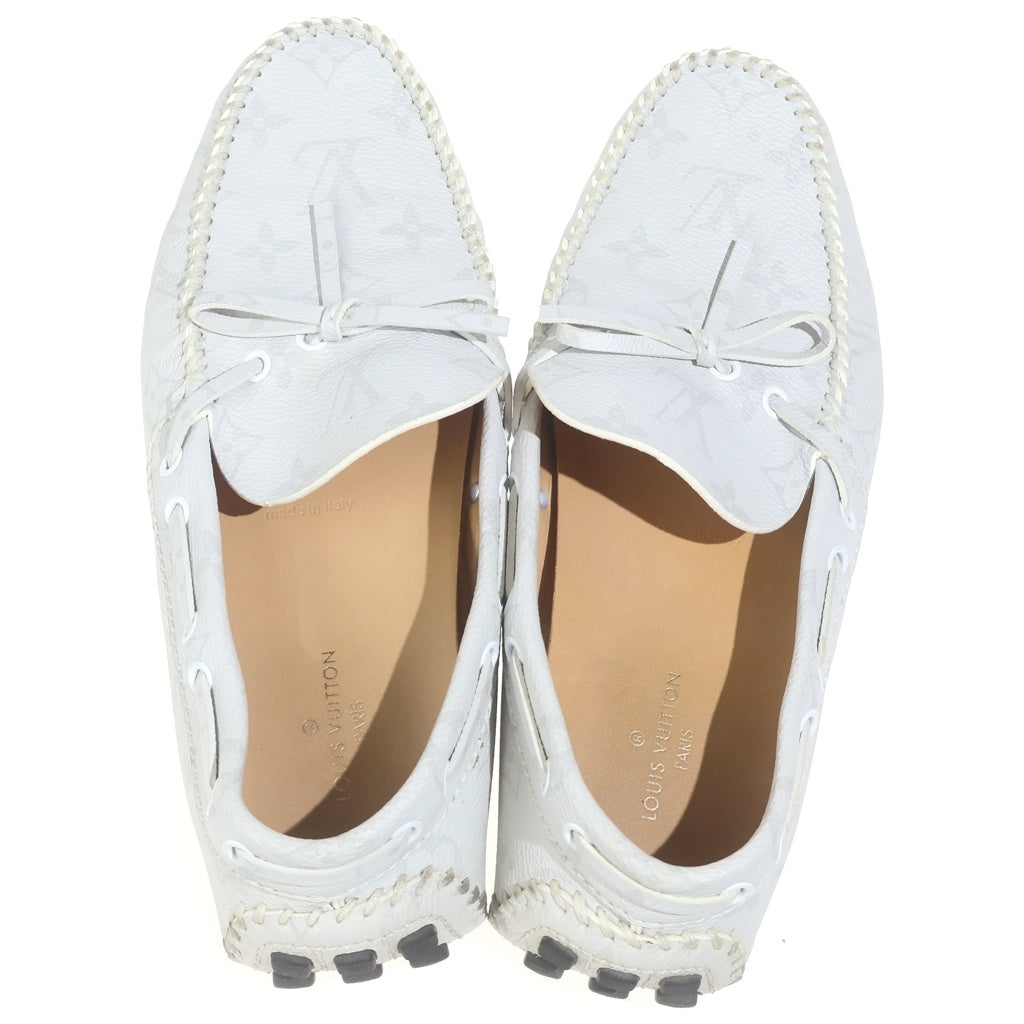 LOUIS VUITTON(ルイヴィトン) ARIZONA 1A441R アリゾナ モカシン モノグラム レザー ローファー ホワイト