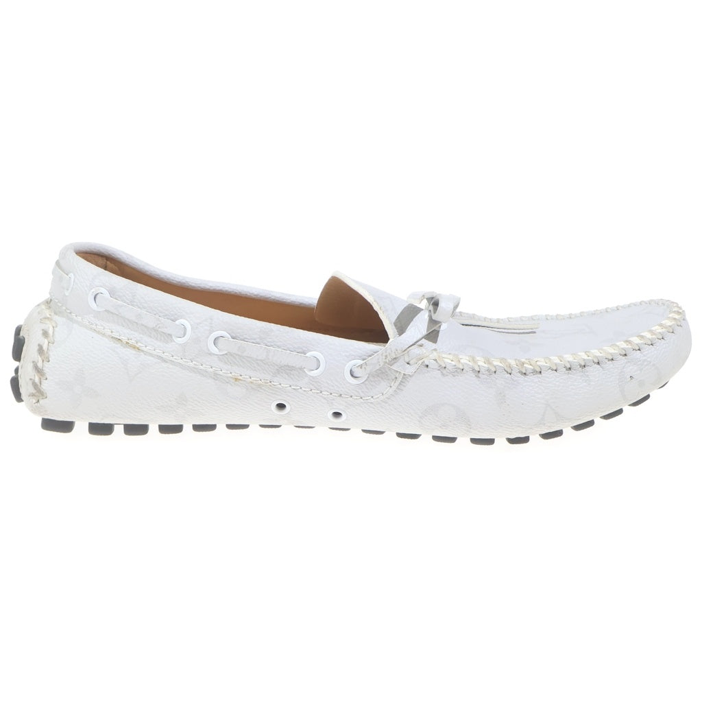 LOUIS VUITTON(ルイヴィトン) ARIZONA 1A441R アリゾナ モカシン モノグラム レザー ローファー ホワイト