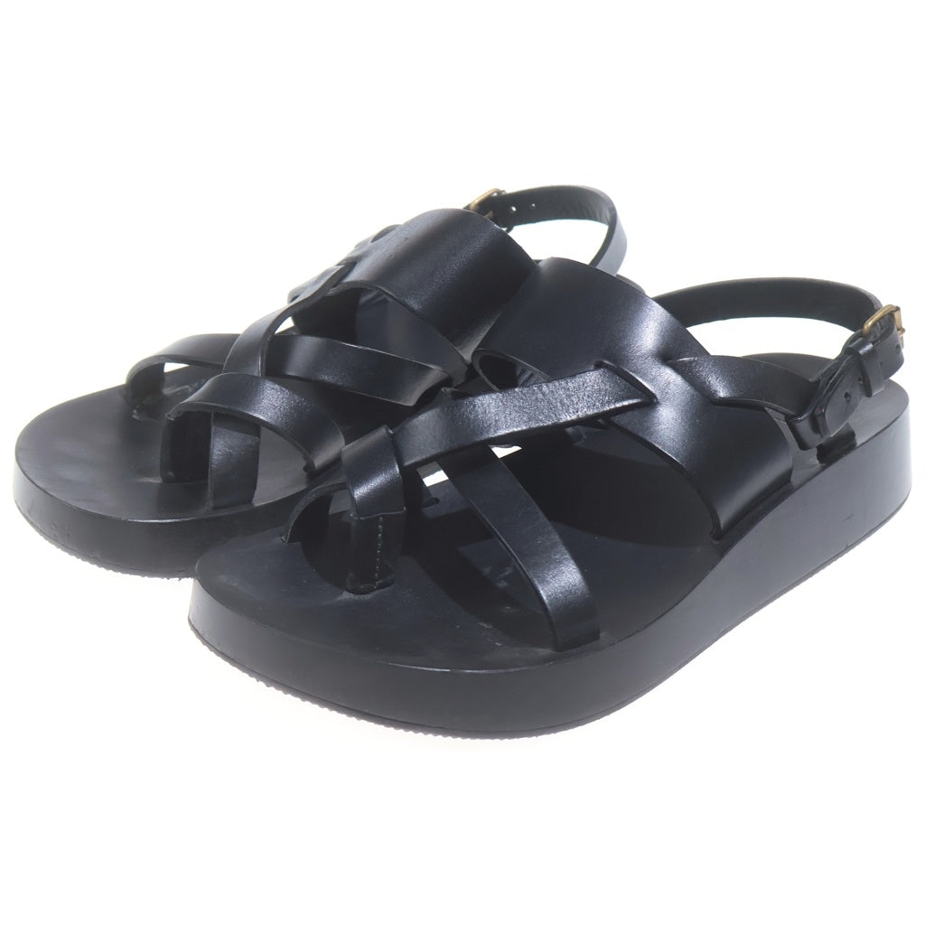 SAINT LAURENT PARIS(サンローランパリ) NOAH SANDALS 649005 ノア レザー サンダル ブラック