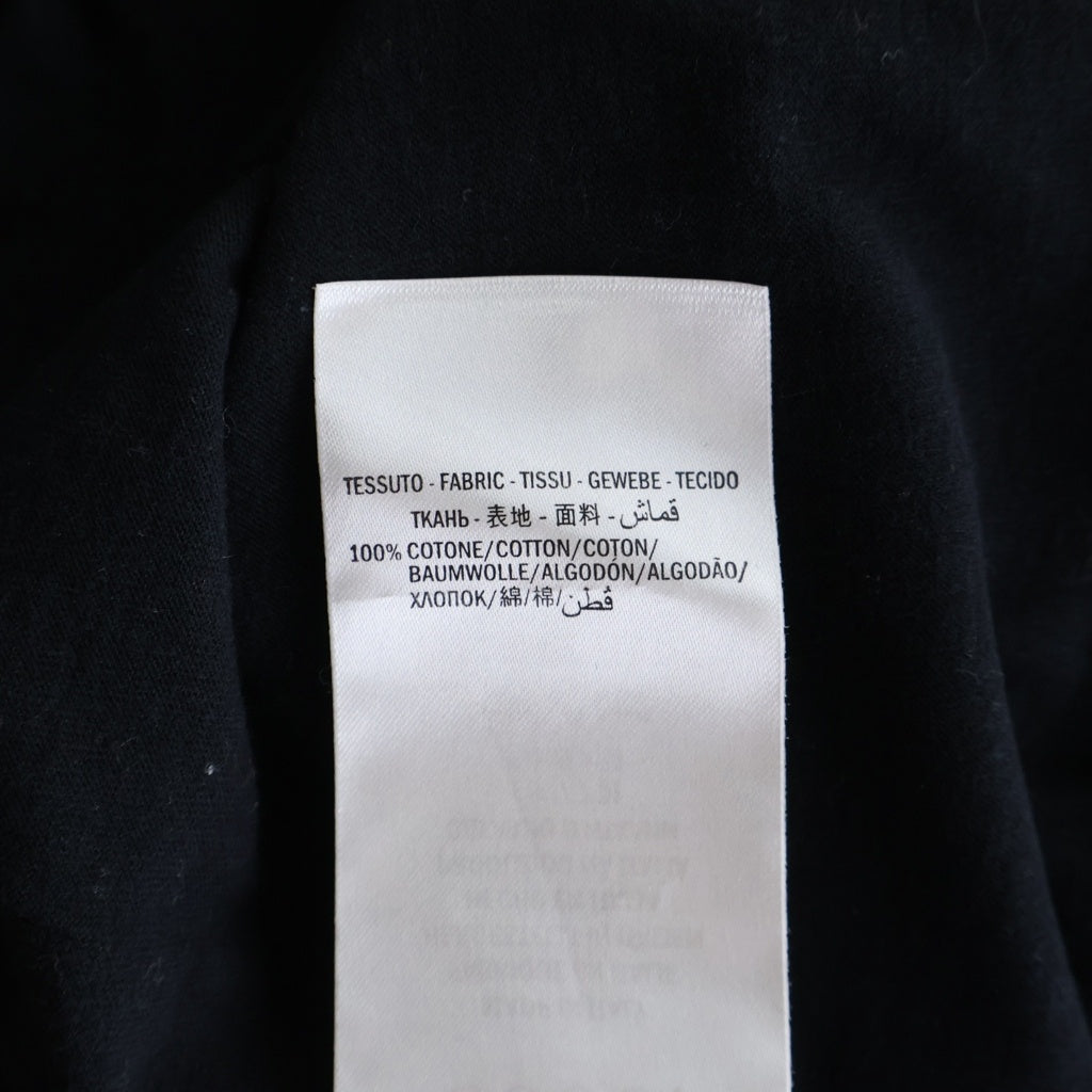 GUCCI(グッチ) Oversize T-shirt With Interlocking G 493117 オーバーサイズ インターロッキングロゴプリント クルーネック半袖Tシャツカットソー ブラック