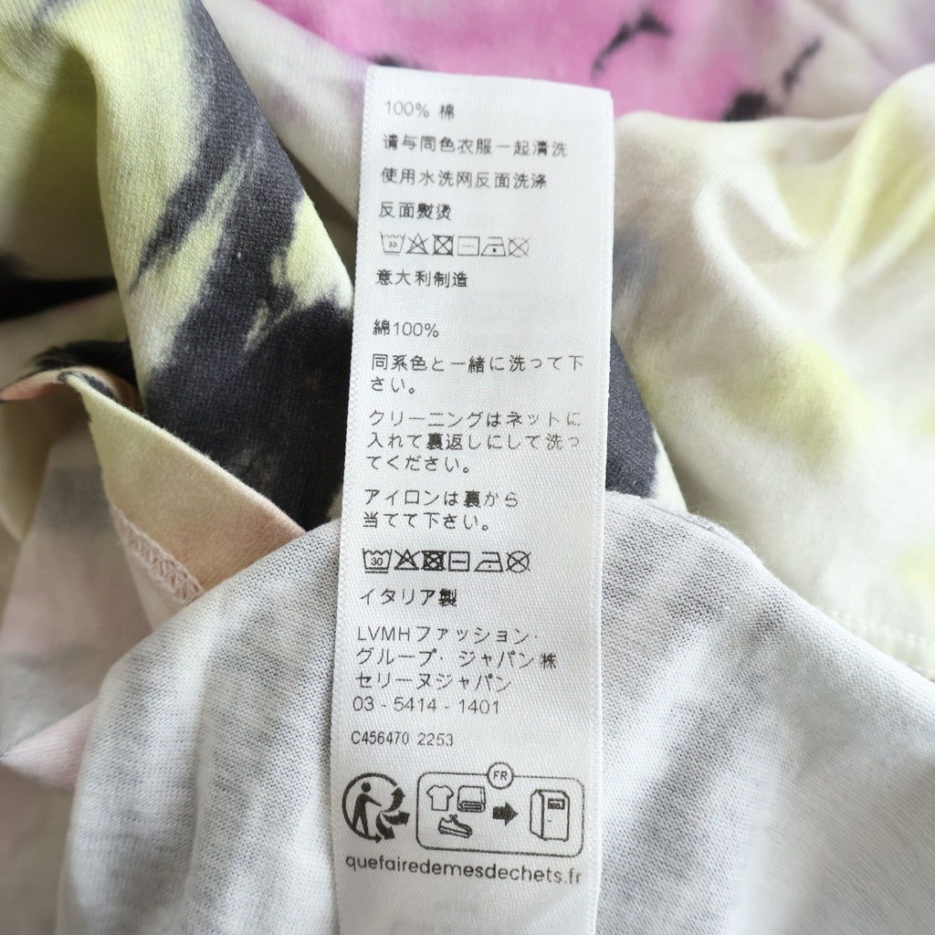 CELINE(セリーヌ) 23SS LOOSE TIE DYE T SHIRT 2X59G649V ルーズフィット ダイダイ柄 クルーネック半袖Tシャツカットソー マルチ