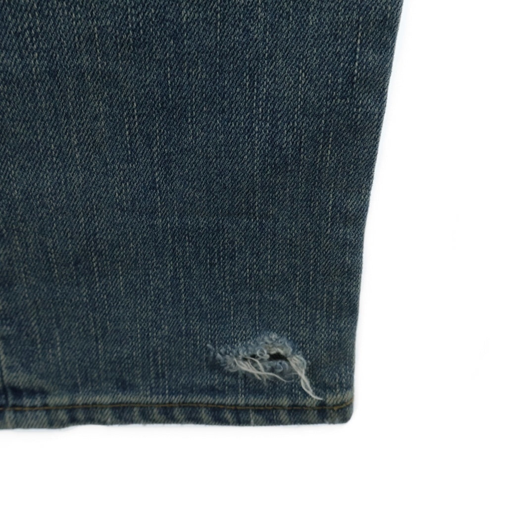 SAINT LAURENT PARIS(サンローランパリ) 17AW Knee Crush Skinny Denim Pants 476095 クラッシュ加工 スキニーデニムパンツ ジーンズ ブルー