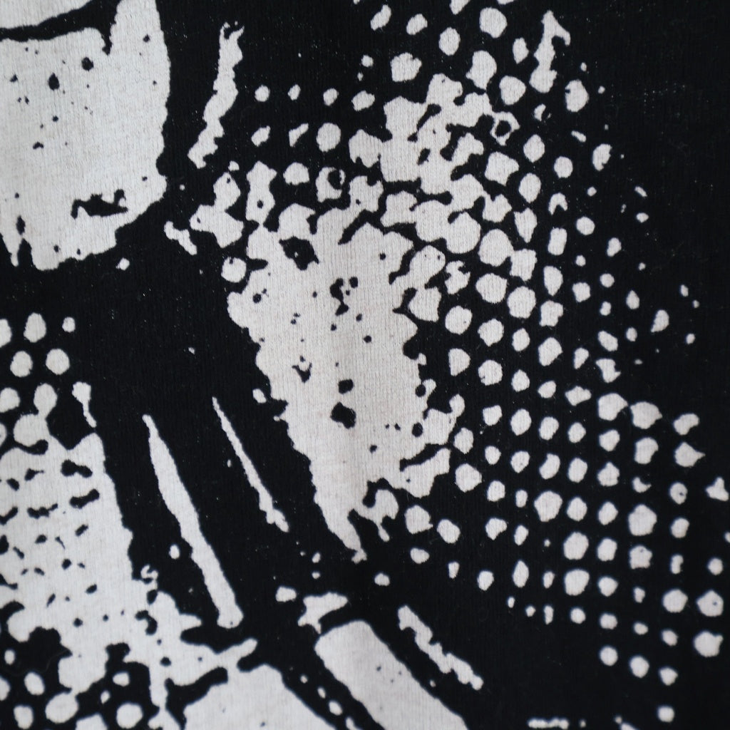 SAINT LAURENT PARIS(サンローランパリ) 20SS Rock Band Print Tee Noir Natural 631800 ロックバンド プリント クルーネック半袖Tシャツカットソー ブラック
