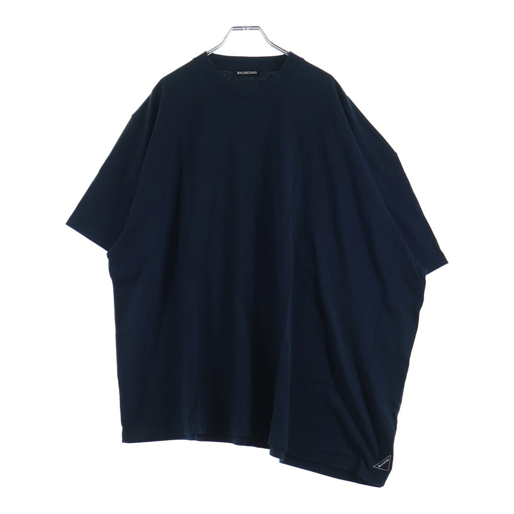 BALENCIAGA(バレンシアガ) 19AW Shifted T-shirt 583917 オーバーサイズ シフテッド クルーネック半袖Tシャツカットソー ネイビー