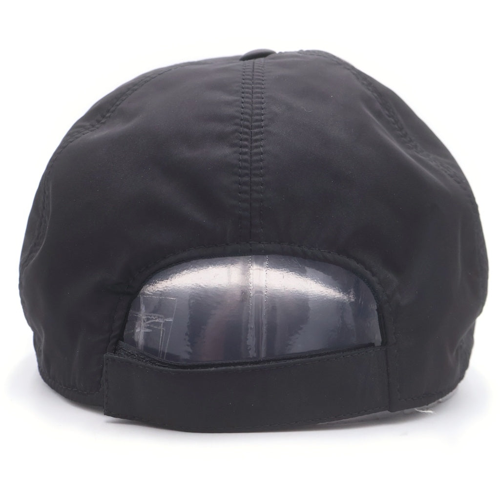 FENDI(フェンディ) LOGO BASEBALL CAP FXQ768 フロントロゴ ベースボールキャップ 帽子 ブラック