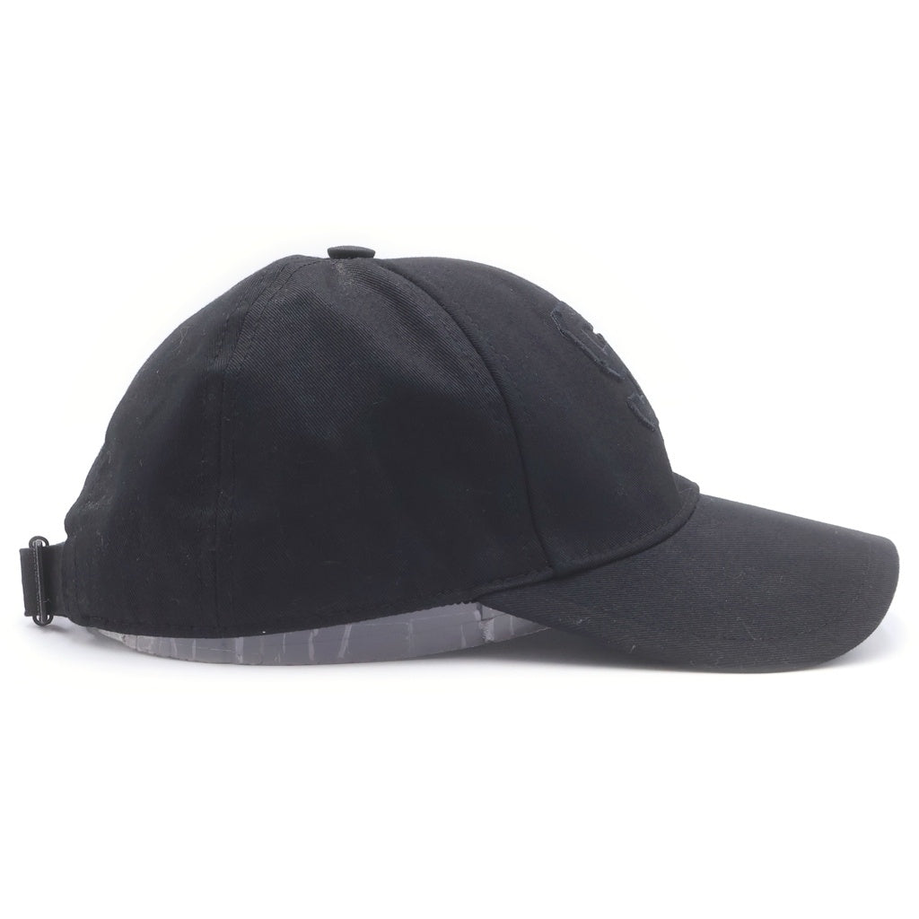 SAINT LAURENT PARIS(サンローランパリ) EMBROIDERED SL LOGO BASEBALL CAP 690929 SL ロゴ刺繍 ベースボールキャップ 帽子 ブラック