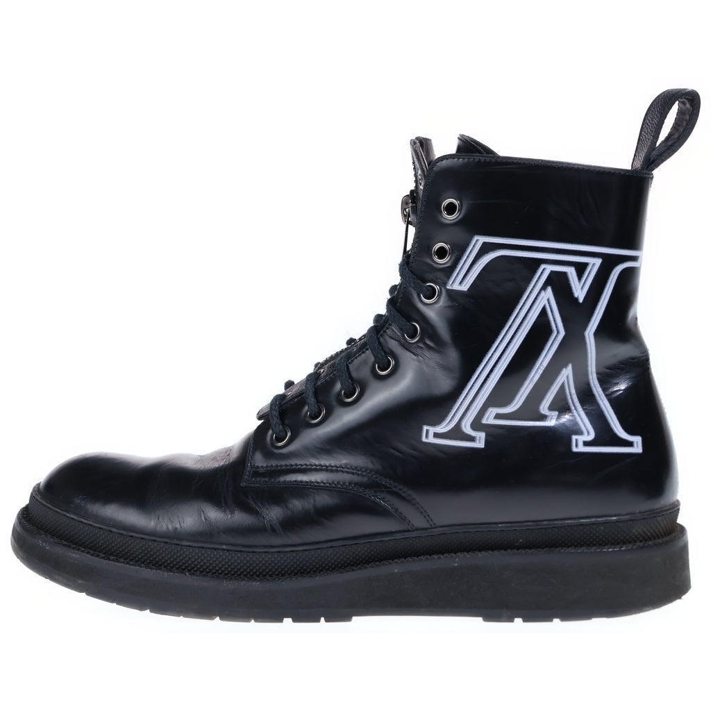 LOUIS VUITTON(ルイヴィトン) BRACK ICE 1A49IL ブラックアイス ライン カーフレザー アンクルブーツ ブラック