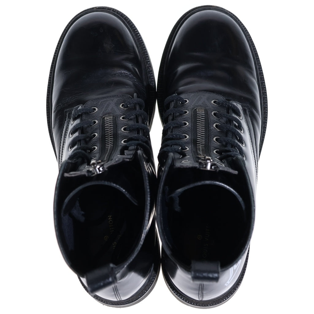 LOUIS VUITTON(ルイヴィトン) BRACK ICE 1A49IL ブラックアイス ライン カーフレザー アンクルブーツ ブラック