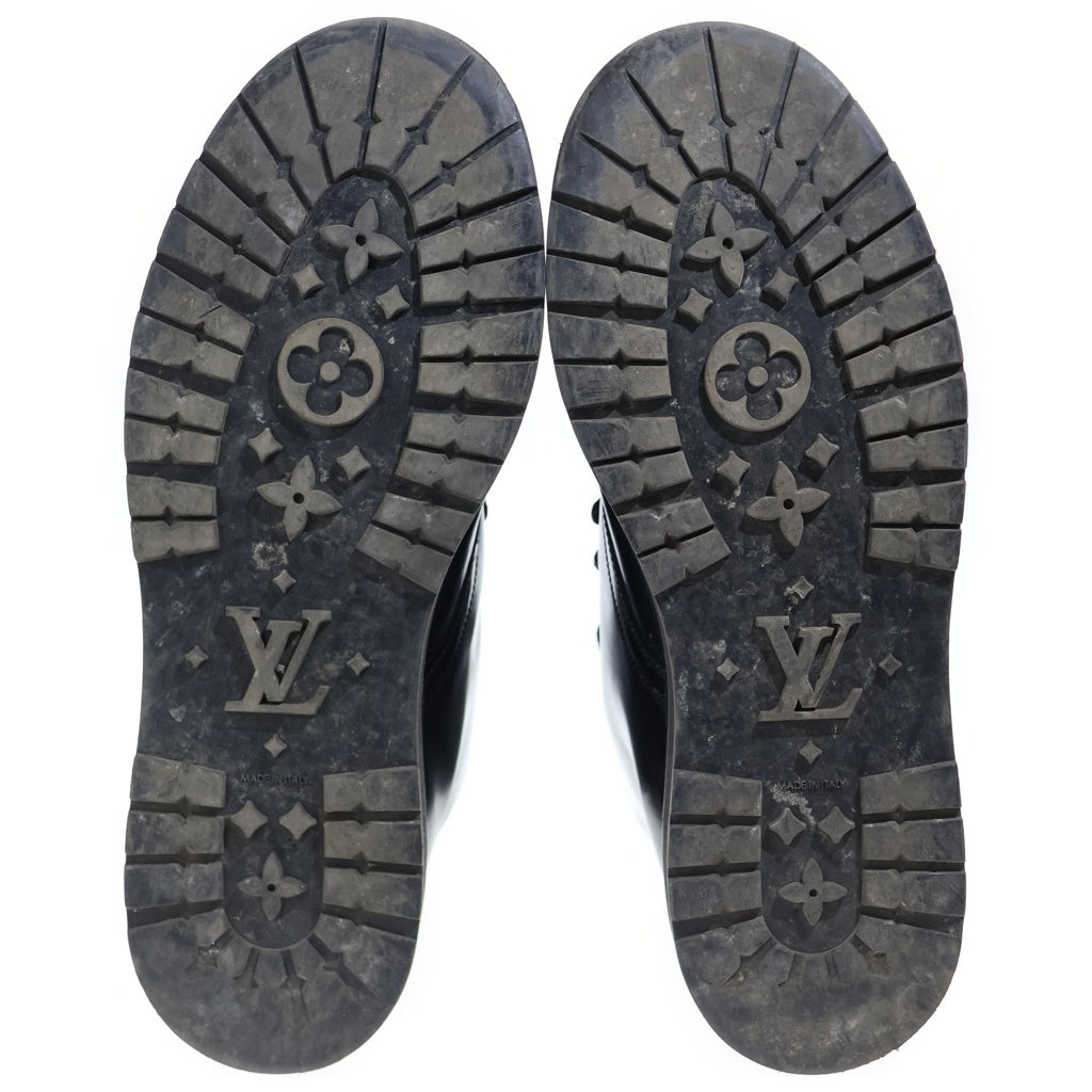 LOUIS VUITTON(ルイヴィトン) BRACK ICE 1A49IL ブラックアイス ライン カーフレザー アンクルブーツ ブラック