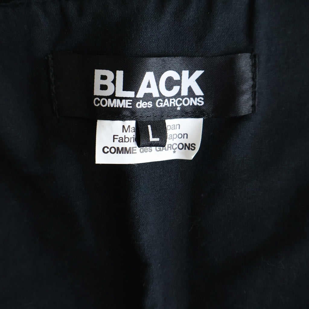 BLACK COMME des GARCONS(ブラックコムデギャルソン) フェイクレザーハーネス ベスト ブラック 1C-V005