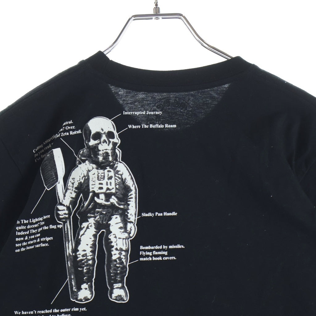 CHROME HEARTS(クロムハーツ) 22SS FOTI EXHIBITION Zeta Reticuli グラフィック プリント クルーネック半袖Tシャツカットソー ブラック