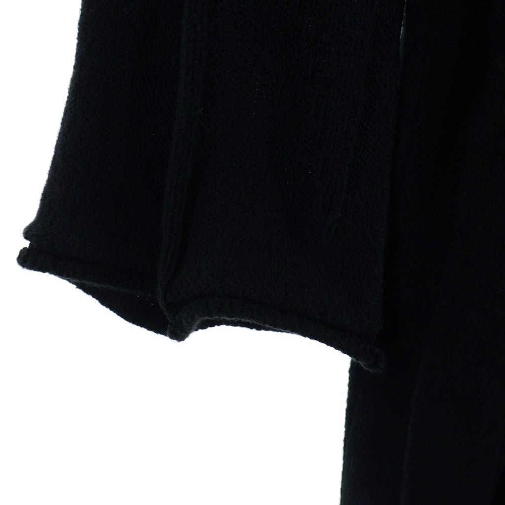 JULIUS(ユリウス) 17SS KNIVES 長袖クルーネックドレープロングカットソー ブラック 577CUM3