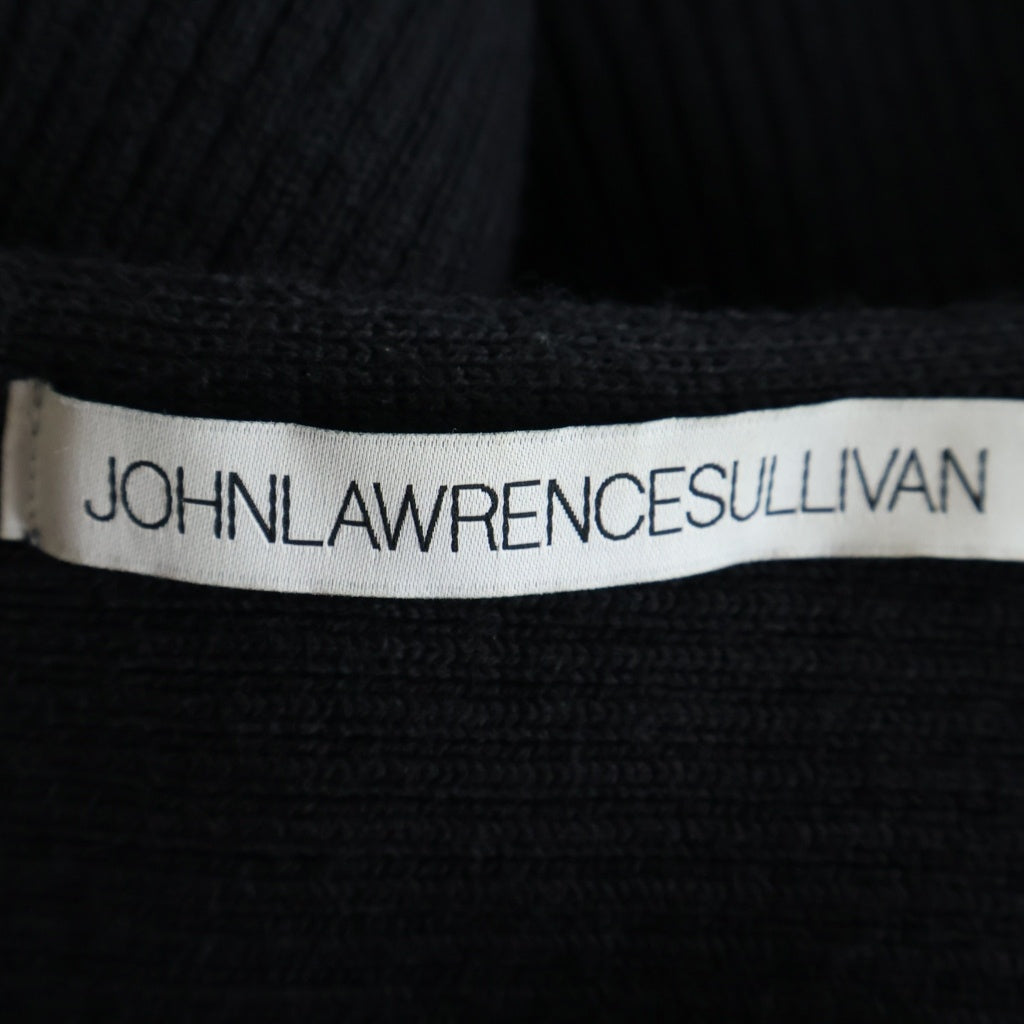 JOHN LAWRENCE SULLIVAN(ジョンローレンスサリバン) SQUARE NECK KNIT SWEATER スクエアネック長袖ニットセーター ブラック 4A01-0122-40