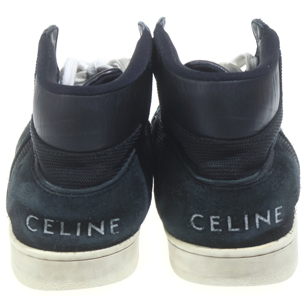 CELINE(セリーヌ) CT-01 Z TRAINER スエードメッシュ切替 ミッドカットスニーカー ブラック