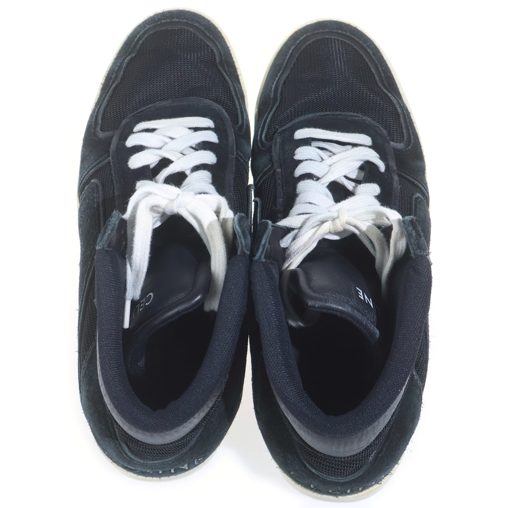CELINE(セリーヌ) CT-01 Z TRAINER スエードメッシュ切替 ミッドカットスニーカー ブラック
