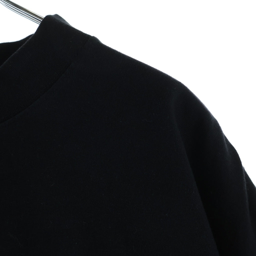BALENCIAGA(バレンシアガ) 24SS SURFER Medium Fit Tee 764235 サーファー ミディアム フィット フロントロゴプリント クルーネック半袖Tシャツカットソー ブラック