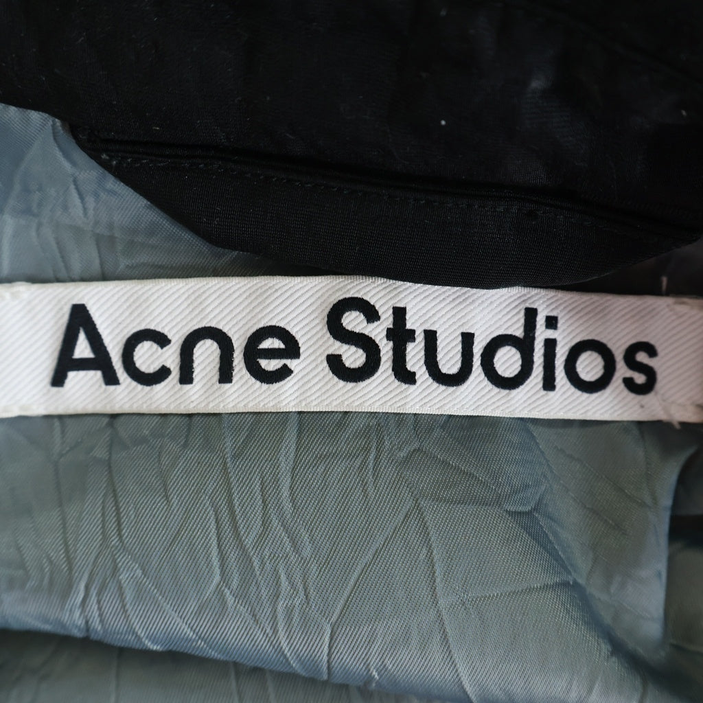 Acne Studios(アクネ ストゥディオズ) 23AW PUFFER DOWN JACKET FN-MN-OUTW000961 パファー ジップアップダウンジャケット ブラック