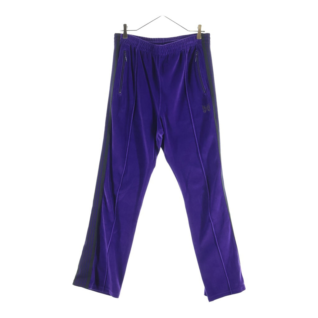 Needles(ニードルス) NARROW TRACK PANT C/PE VELOUR NS253 ベロア ナロートラックパンツ パープル