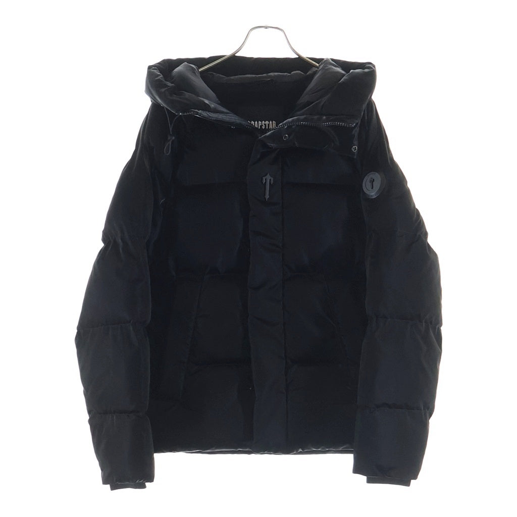 TRAPSTAR(トラップスター) Decoded Arch Puffer TSJ341 ディコーデッド アーチ パファー バックロゴ刺繍中綿ジャケット ブラック