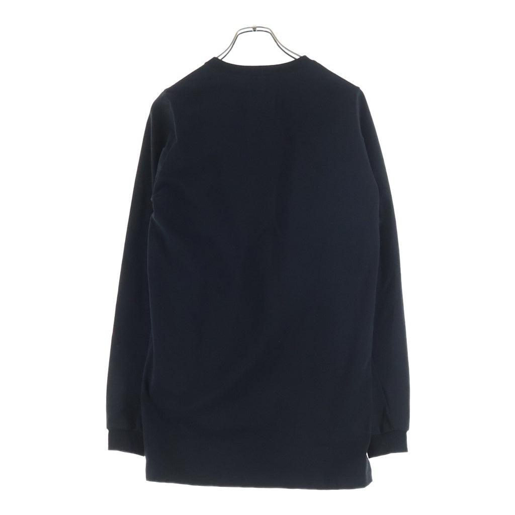 doublet(ダブレット) 22SS STRETCHING OVERSIZE LONG SLEEVE T-SHIRT 22SS06CS218 ストレッチング オーバーサイズ クルーネック長袖Tシャツカットソー ロンT ブラック
