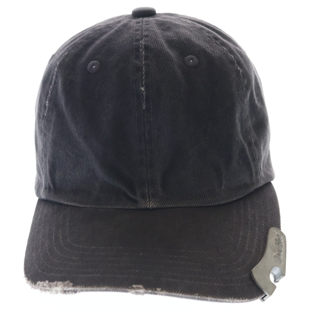 doublet(ダブレット) 24AW × KIJIMA TAKAYUKI CAP WITH BOTTLE OPENER 24AW75HT18 キジマ タカユキ ボトルオープナー ベースボールキャップ 帽子 グレー