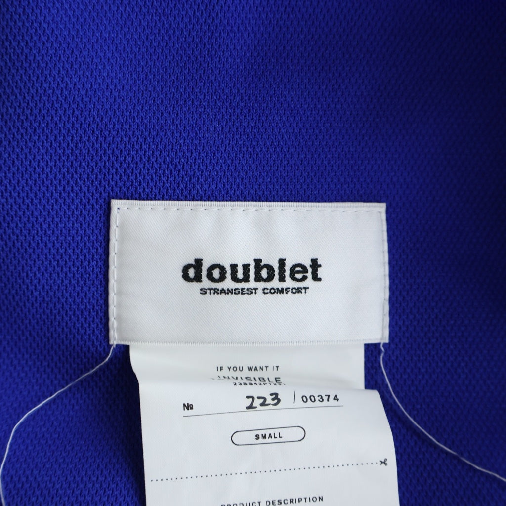 doublet(ダブレット) 23SS INVISIBLE TRACK PANTS 23SS42PT231 インヴィジブル トラックパンツ ブルー