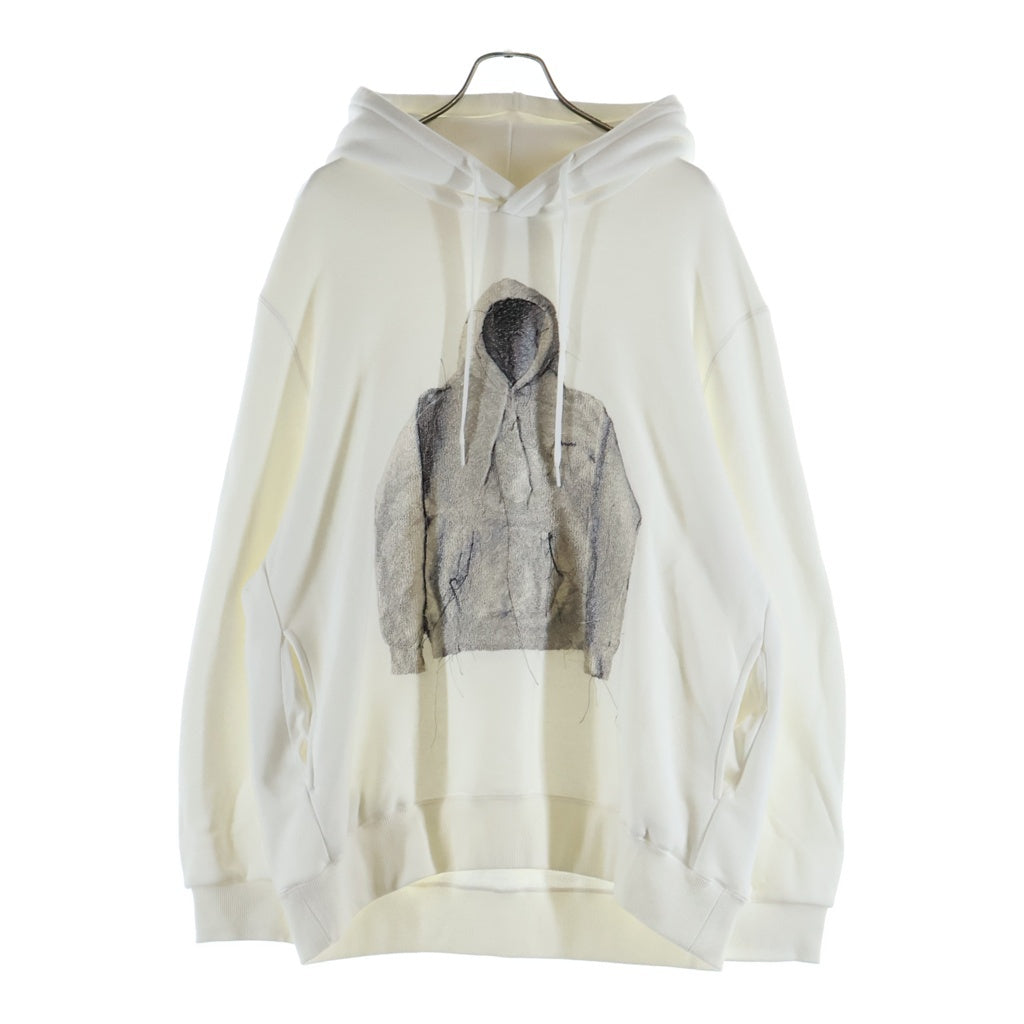 doublet(ダブレット) 22SS PHOTO STITCH HOODIE 22SS32CS213 フォト す2SS PHOTO STITCH HOODIE 22SS32CS213 フォト ステッチ プルオーバーパーカー フーディ ホワイト